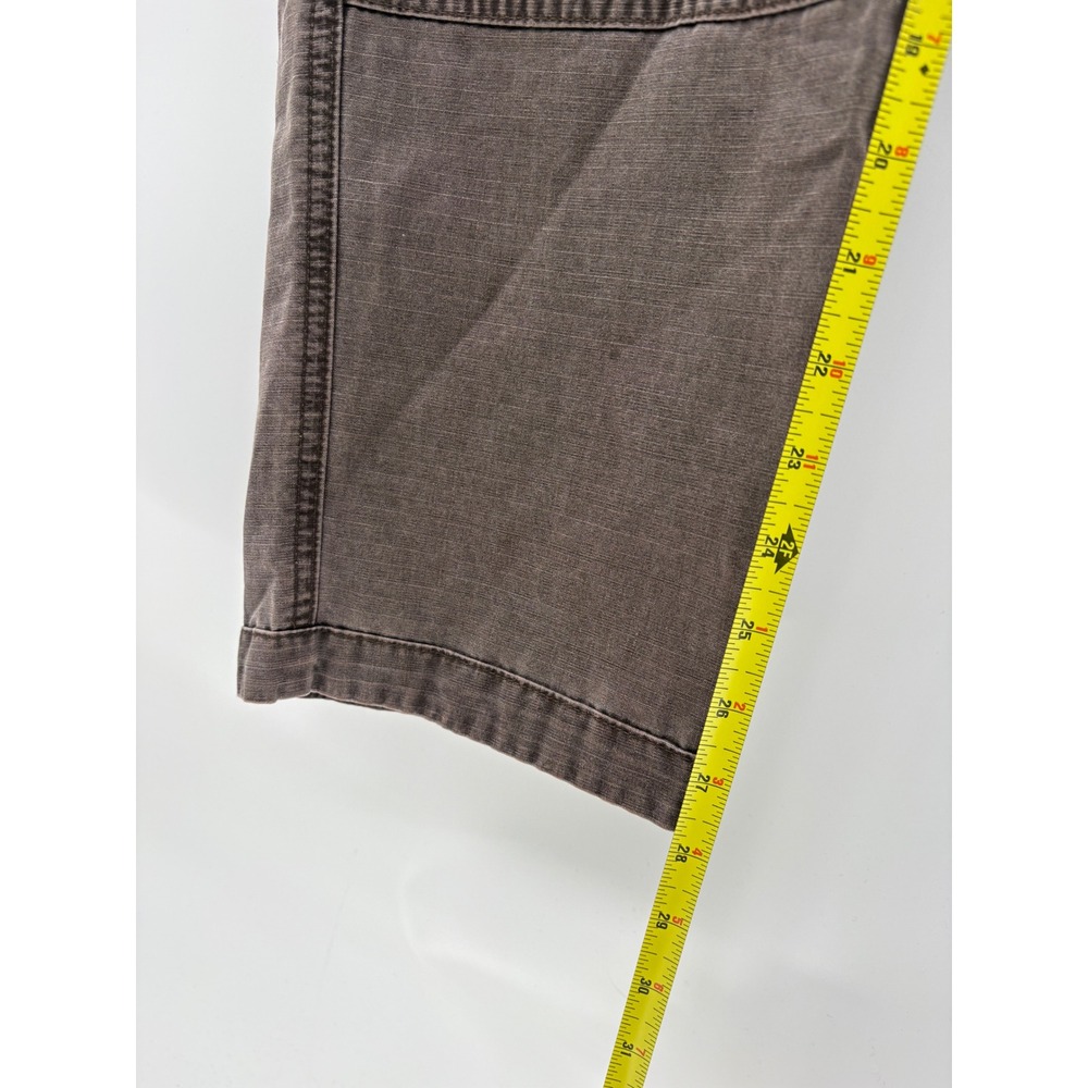 Abercrombie & Fitch Pants Ripstop Loose Men 30x28 Brown Hike Work Heavyweight - Picture 4 of 10
